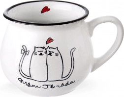 Keramička šalica s mačkama 300 ml