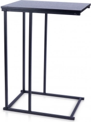 Metalni bočni klupski stolić 40 × 26 × 58 cm crni