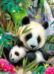 Ravensburger puzzle Lovely Panda 300 dijelova