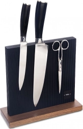 Obostrani magnetski stalak za nože Black 24 × 24 cm