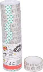 Prozirna ljepljiva traka 18 mm x 10 m, 8 kom