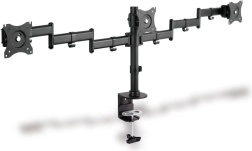 Univerzalni trostruki stalak za monitor s pričvršćivanjem na ploču stola