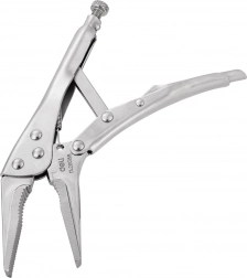 Duge klješta s bravom Deli Tools srebrne