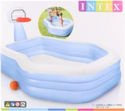 napuhavajući igraći centar s košem za košarku