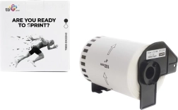 etikete tb print za brother, crna na bijeloj, 102 mm x 30,48 m (zamjenska rola dk-22243)