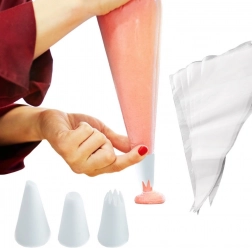 Slastičarska vrećica s nastavcima 35 cm, set 12 kom