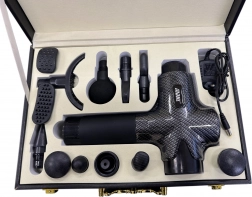 Masažna pištolja s 12 nastavaka i dodirnim panelom