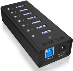 aktivni 7‑portni USB 3.0 hub s punjačkim priključkom ICY BOX