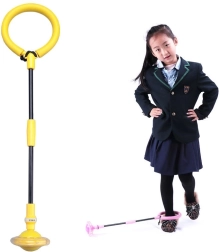 Sklopivi uže za preskakanje / obruč za nogu - žuta