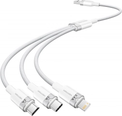 USB kabel 3-u-1 1,5 m Vention (bijeli)