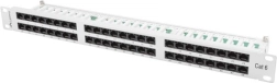 Patch panel 48 portova 1U kat.6 siva