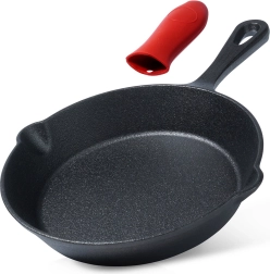 Lijevanoželjezna tava sa silikonskim navlakom 20 cm