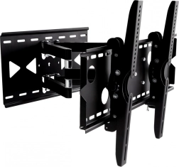 Zidni nosač za TV 32-100 inča, crni metal, s kapacitetom od 100 kg