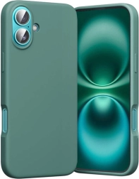 Silikonska futrola Vention za iPhone 16 Plus s MagSafeom, zelena