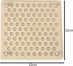 Drvena edukativna slagalica Mozaik Montessori, 77 kom