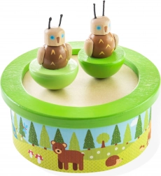 Drvena glazbena kutija BIGJIGS TOYS woodland