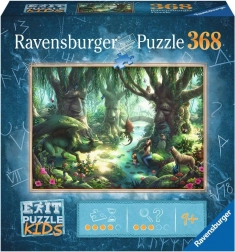 Ravensburger Exit Kids puzzle: čarobna šuma, 368 dijelova