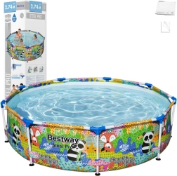 Šareni dječji montažni bazen BESTWAY 274 × 66 cm