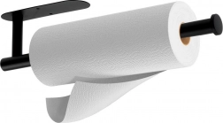 Zidni držač za papirnate ručnike od nehrđajućeg čelika, crni