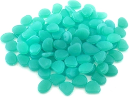 Svjetleći plavi fluoro kamenčići