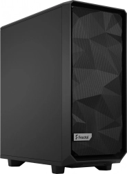 Fractal Meshify 2 Compact Black Solid – kompaktno PC kućište s visokim protokom zraka
