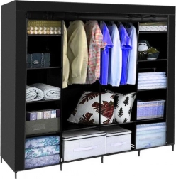 Tekstilni ormar XXL 170x170 cm Ruhhy