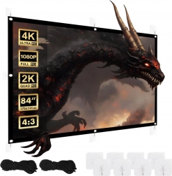 Projekcijsko platno 84 inča 175x131 cm