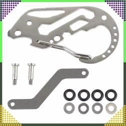 Multifunkcionalna karabiner kopča za ključeve – džepni multi‑tool od nehrđajućeg čelika