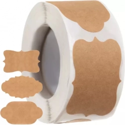 Samoljepive vintage naljepnice na roli 300 kom