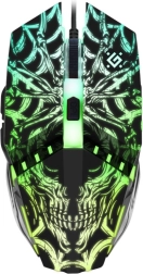 Gaming miš Prototype GM-670L, optička, 2400 DPI, 6 tipki, s pozadinskim osvjetljenjem