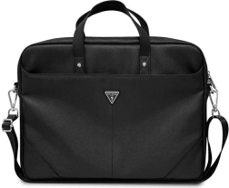 Guess Saffiano torba za prijenosno računalo 16" crna