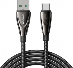 Kabel JOYROOM USB-A na USB-C 100 W, 1,2 m, crni