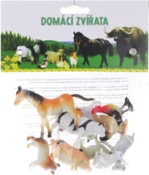 Domaće životinje – set od 10 plastičnih figurica u vrećici