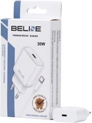Mrežni punjač 30 W GaN USB‑C + USB‑C kabel – Bijela