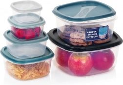 Set plastičnih posuda za hranu s poklopcima 6 kom (outlet, jedan poklopac ne pristaje)