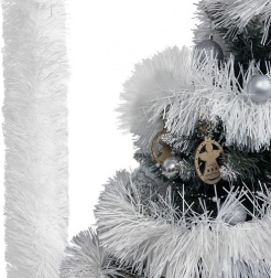 bijela božićna girlanda 6 m RUHHY