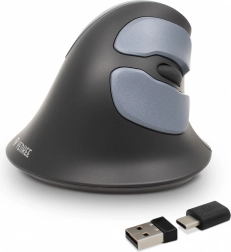 Ergonomski vertikalni bežični miš YENKEE ErgoSnug (USB-A/USB-C)