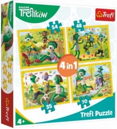 Puzzle 4u1 Obitelj TREFLIK