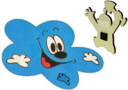 Drvena ukrasna magnetna oblaka