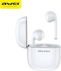 Bluetooth slušalice T28 TWS s doknom bijele