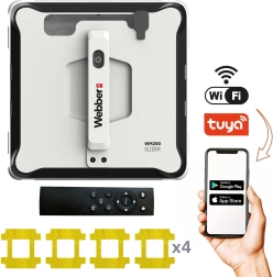 Robotski čistač prozora Webber s aplikacijom i spremnikom