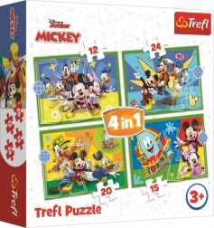 Puzzle 4u1 MICKEY I PRIJATELJI
