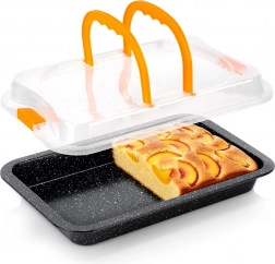 Granitni kalup za pečenje s poklopcem 36 × 23 × 4,5 cm