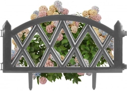 Vrtna ukrasna ograda grafitna 49 × 30 cm Vilde