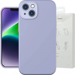 Kućište Baseus tekući silika gel za iPhone 14 Plus lavanda