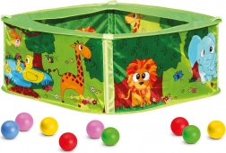 Bino zeleni bazen s lopticama