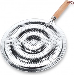 Metalni raspršivač plamena za štednjak 21 cm s drvenom ručkom