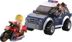 Sluban policija terenac i lopov na motoru