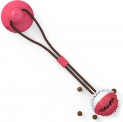 Interaktivna pseća igračka s vakuumskom čašicom i lopticom za poslastice