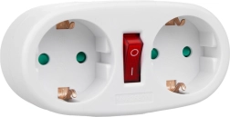 Dvostruki razdjelnik utičnice tip F MCE338